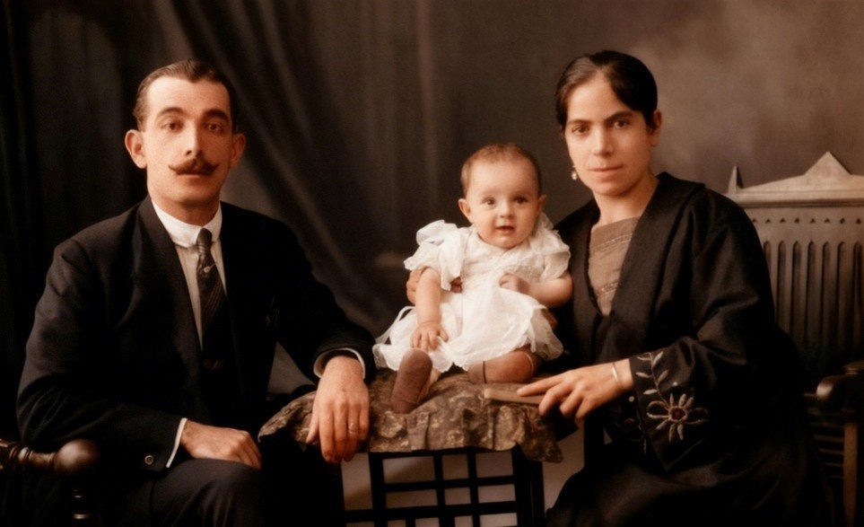restauración de foto familiar