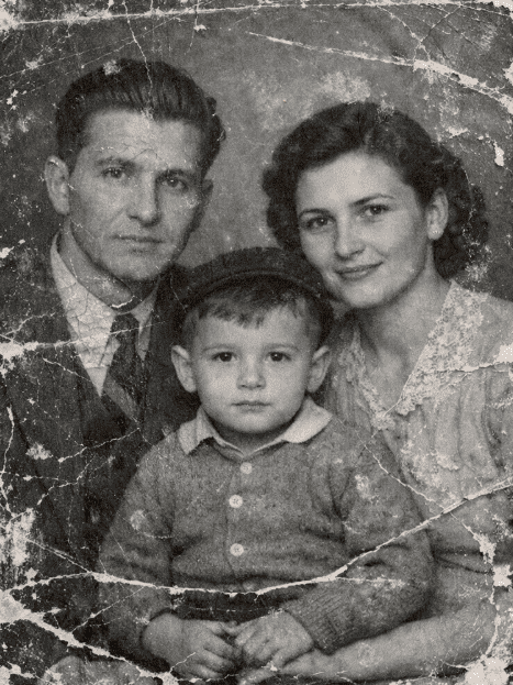 restauración de fotos antiguas antes
